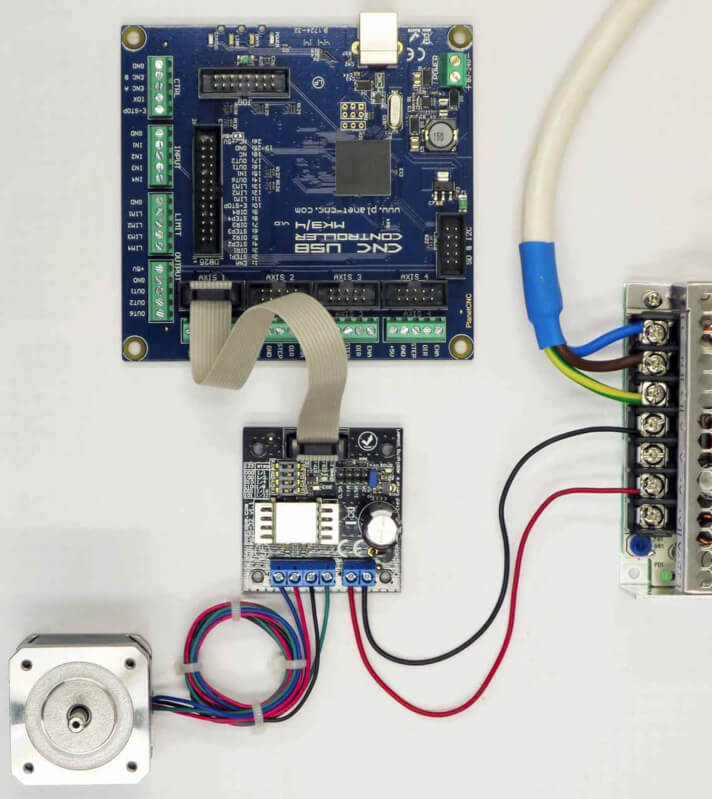 Mk3_4 controller used in a CNC setup