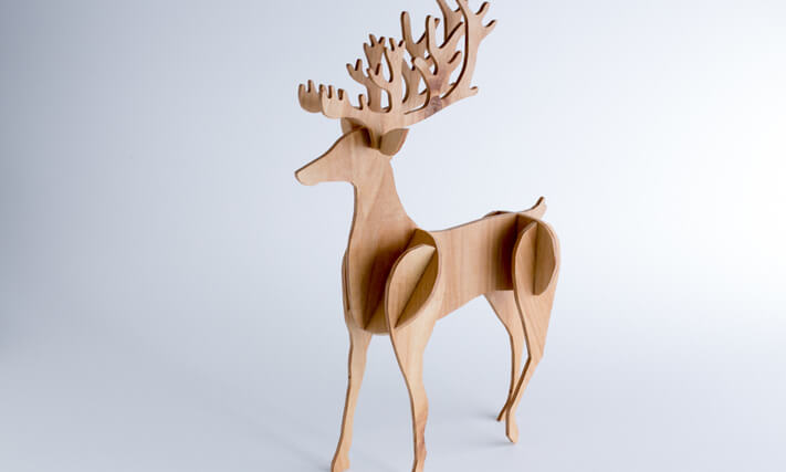 Plywood Reindeer