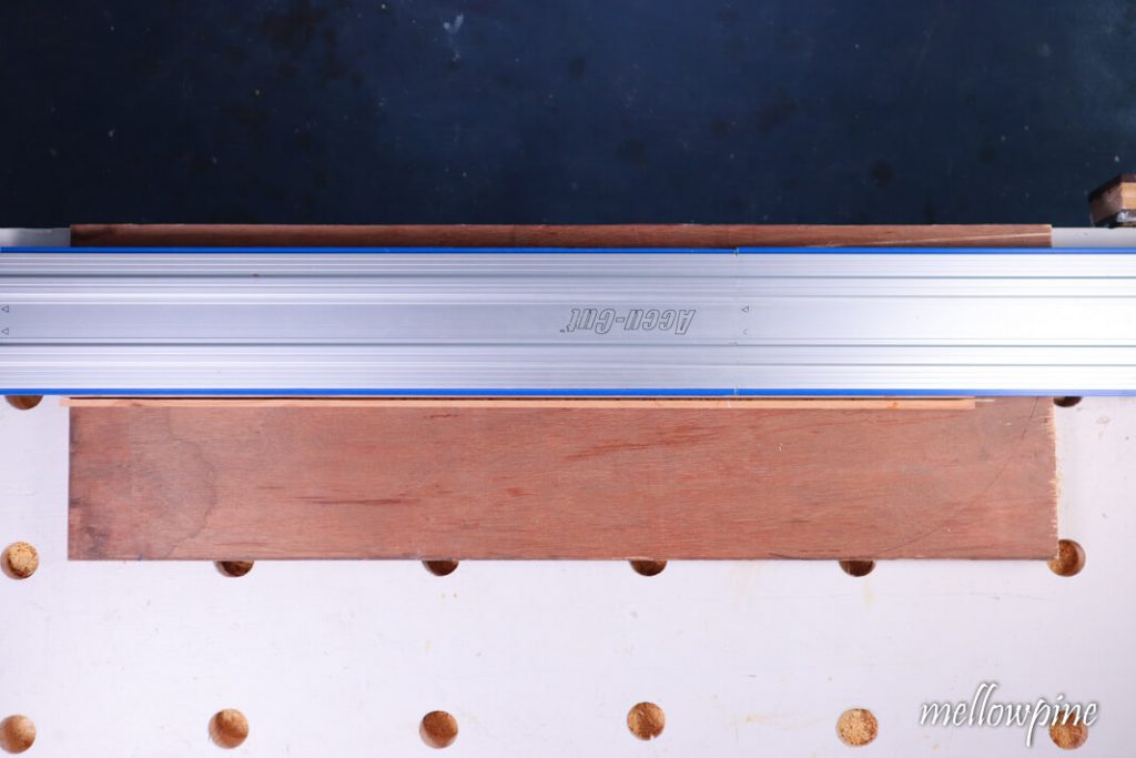 Rip cut completed using accu-cut