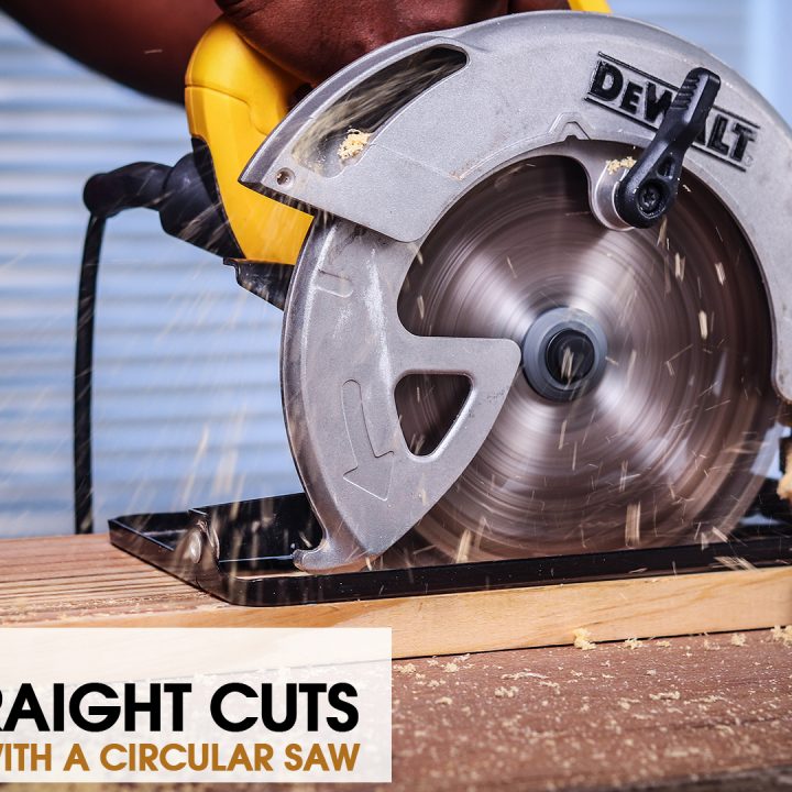 how to make straight cuts with a circular saw