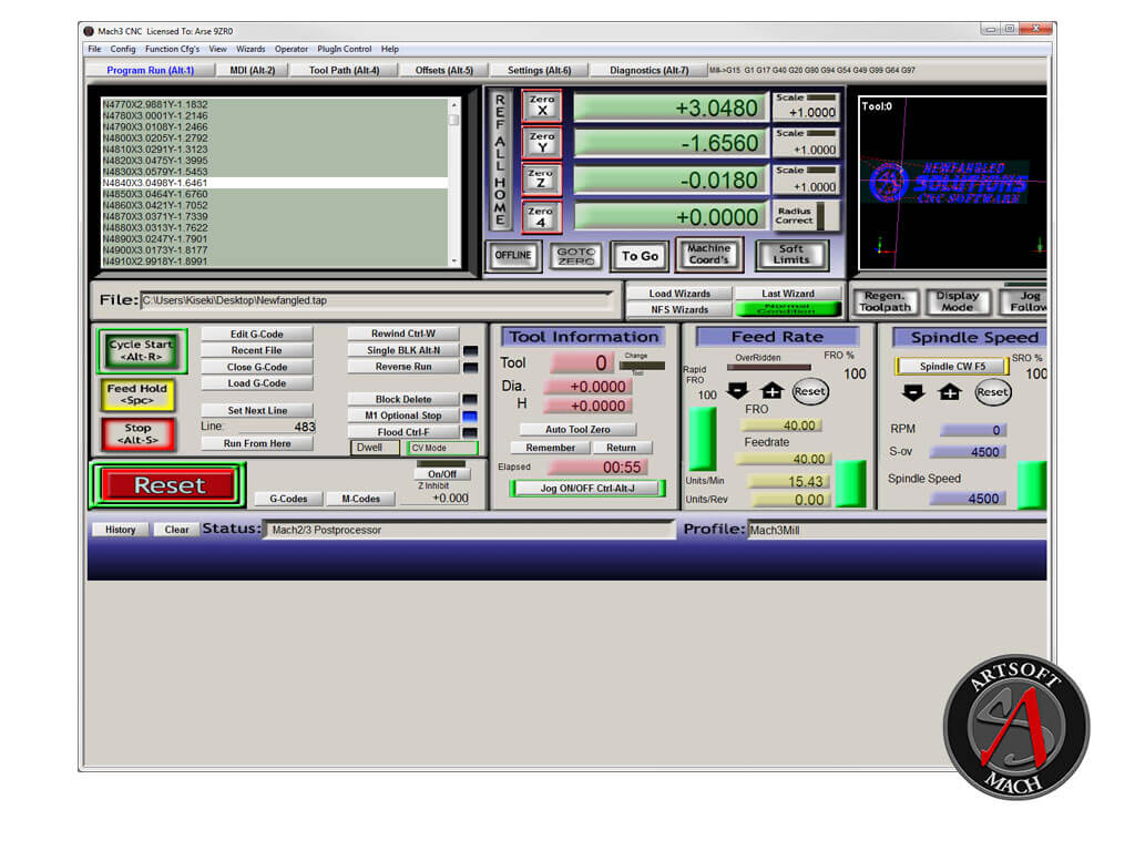 mach3 UI