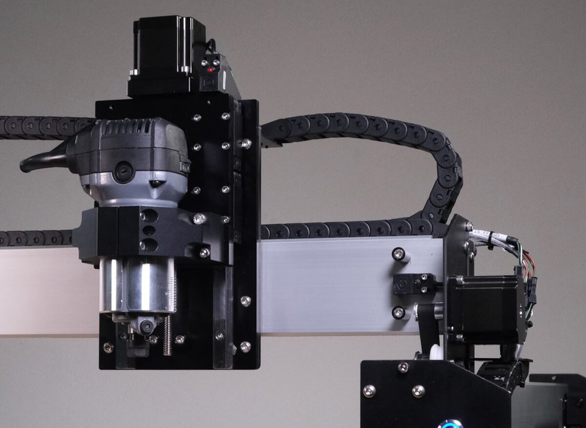 Carbide Compact Router mounted in a CNC Machine