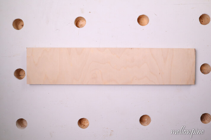 material in which groove is to be cut