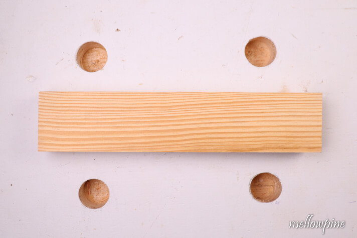 wood to be tenoned using table saw