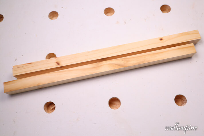 wood for making the angled pieces of miter sled