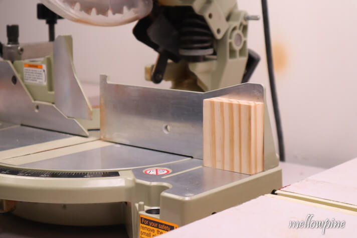 stop block for miter saw