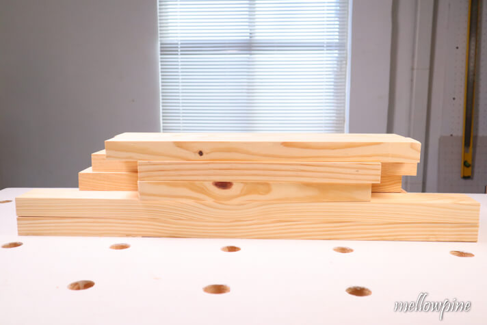 2x4 lumber for making the box frame