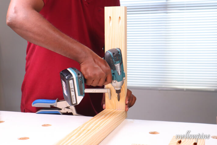 joining 2x4s with pocket holes screws