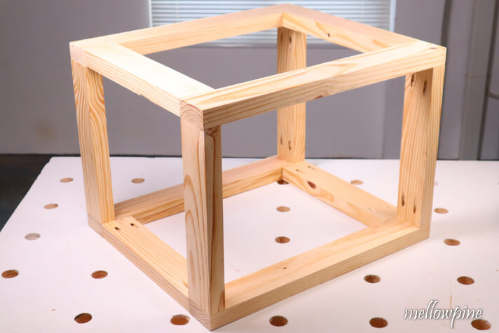 Box Frame out of 2x4 completed