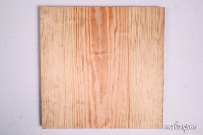 wooden board for making into a circle