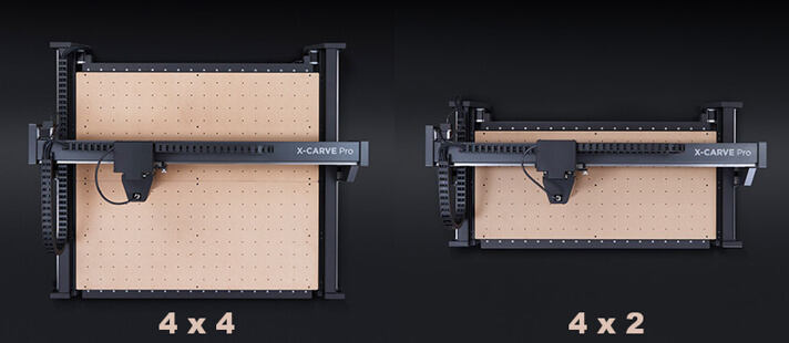 X-Carve Pro size versions