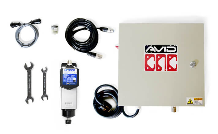 4 hp plug and play VFD spindle system from Avid