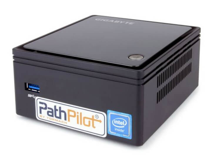 Gigabyte BRIX 1900 Mini PC running PathPilot CNC Controller