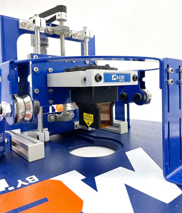 Laser module on MakerMade M2 CNC router