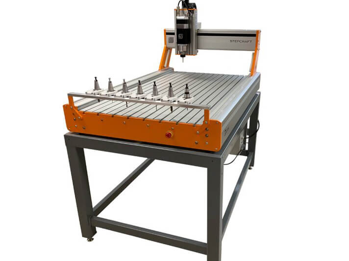 STEPCRAFT Q.204 with ATC spindle and tool post