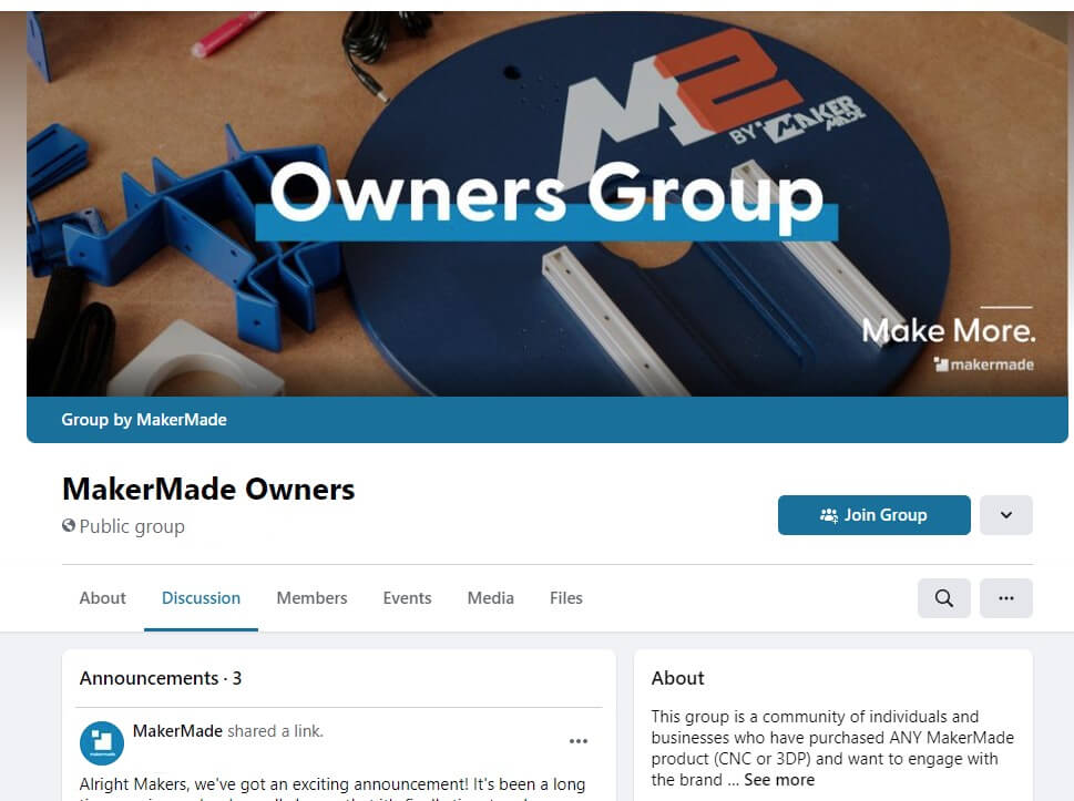 Makermade facebook group