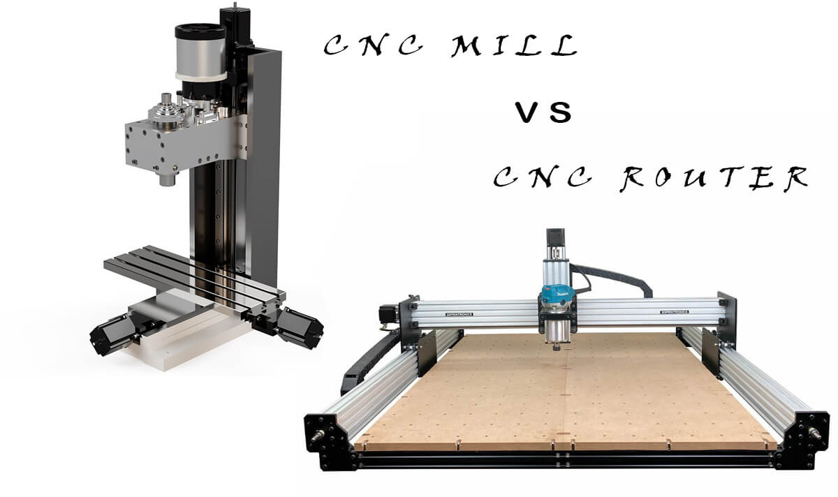 CNC mill vs router