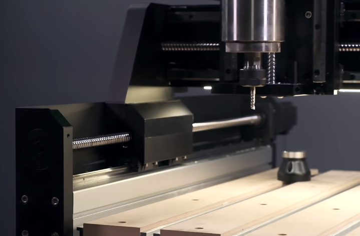 Ball screws drive in Shapeoko HDM CNC router