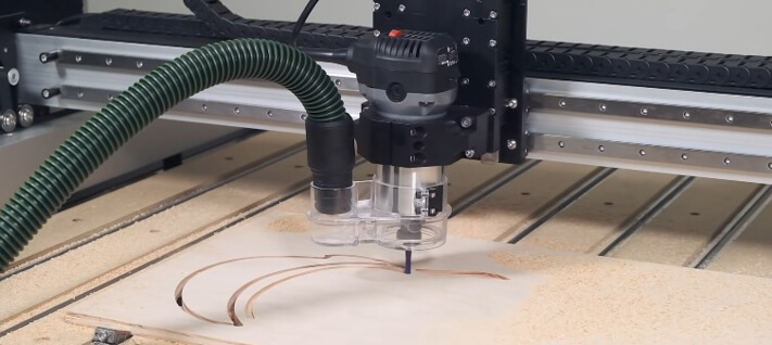 Carbide Compact router on Shapeoko Pro