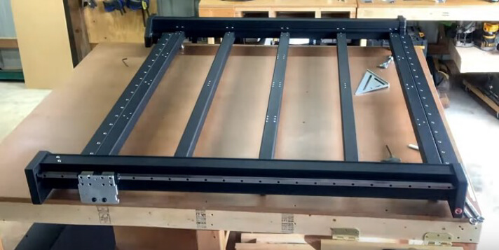 The base frame of X-Carve Pro