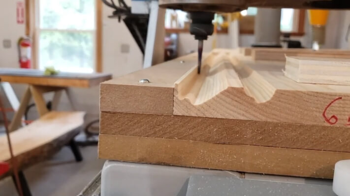 Moulding on plywood using ShopSabre 23