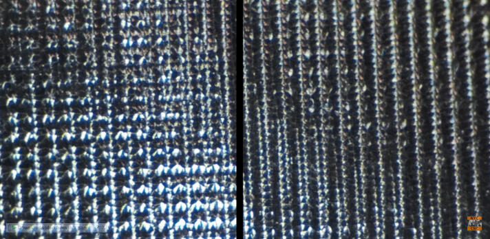 Cuts with runonut (left) and without runout (right)