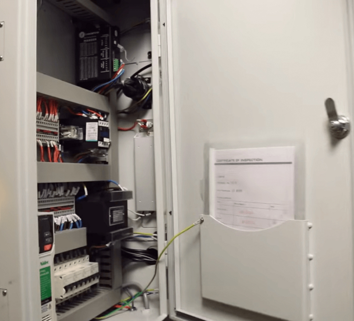 Electrical cabinet in Tormach 1100M