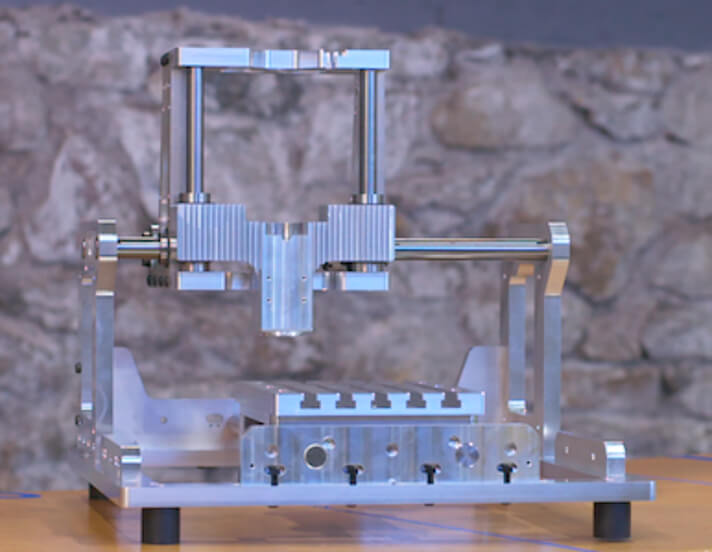 Frame of Bantam Tools desktop CNC mill
