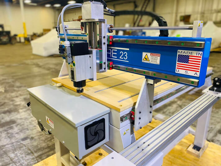 Extended gantry in ShopSabre 23