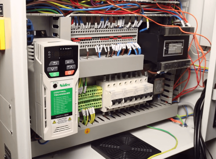 NIDEC unidrive M200 AC drive in Tormach 1100M