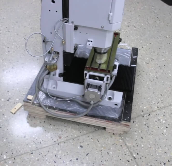 PCNC 440 on a pallet