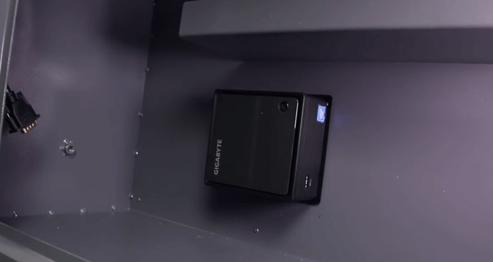 PathPilot controller inside machine stand of Tormach 1100M