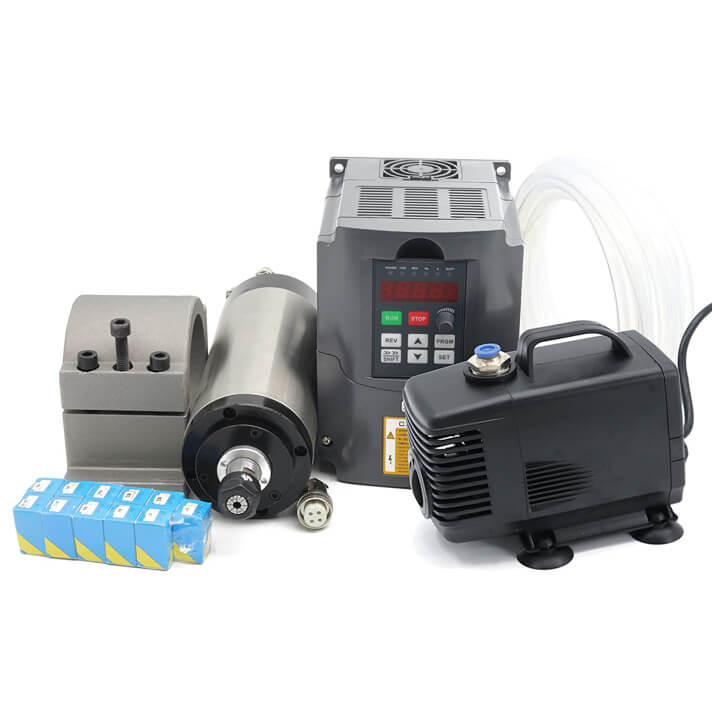 RATTMMOTOR water cooled 1.5 kW VFD Spindle with all the components