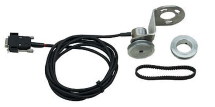 Rotary encoder for thread cutting