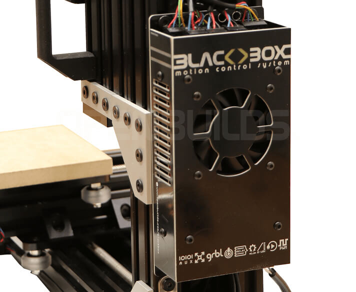 BlackBox Controller mounted with a CNC machine