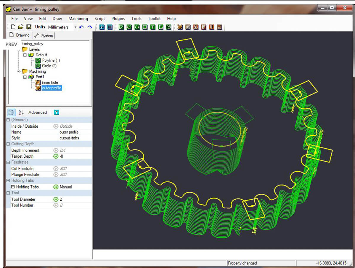 CamBam CAM software