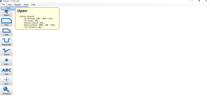 Import in EstlCAM