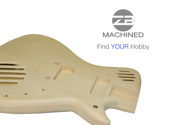 guitar made using Zenbot router