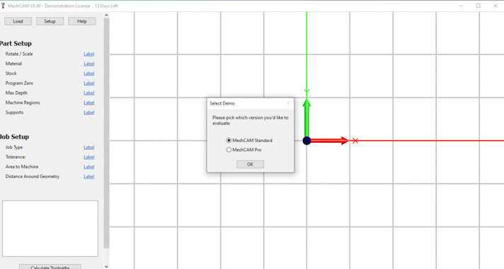Option for selecting between standard and pro versions during the trial period