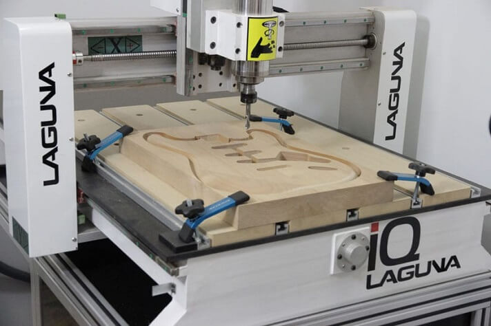 Laguna iQ working on wood