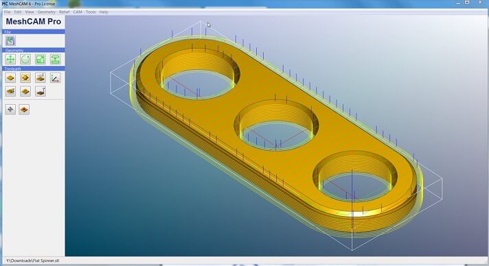 MeshCAM software interface