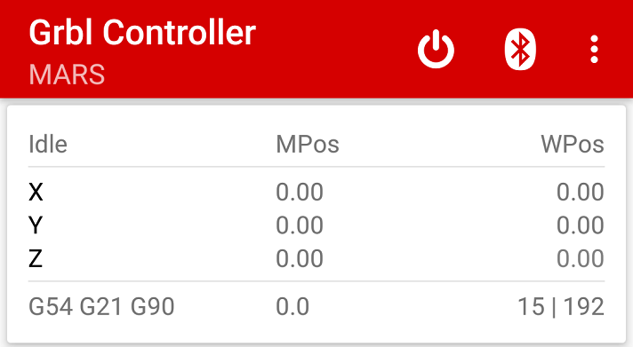 Grbl Controler app-front interface (Source: Github)