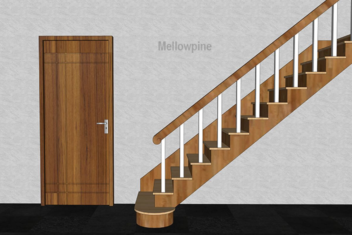 Steps in a Flight of Stairs.