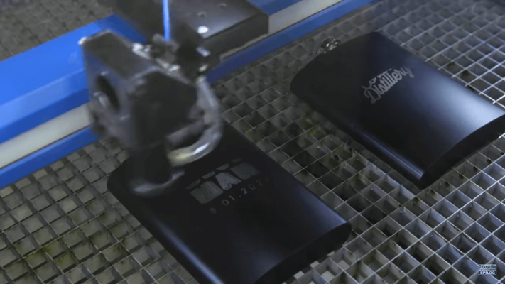 Anodized aluminum engraving (Source: Epilog)