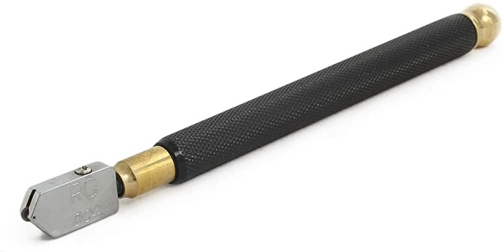A tungsten carbide wheel cutter used for cutting glass