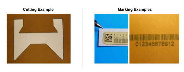 Examples of laser processing polyimide