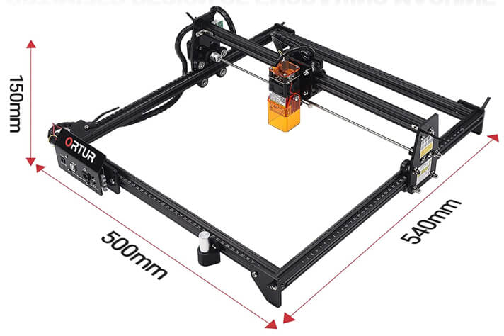 Size of Laser Master 2