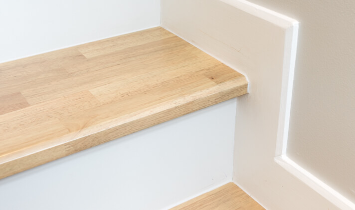 Baseboard trim for Stairs