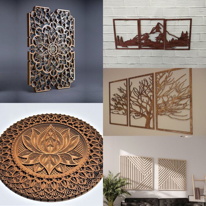 Wooden Artwork (Source: Etsy)