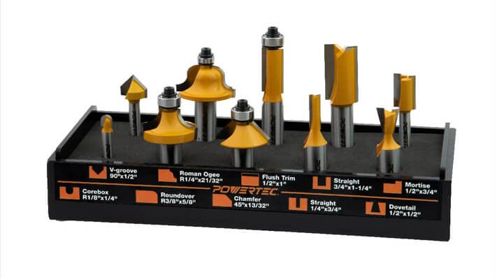 Carbide tipped router bits